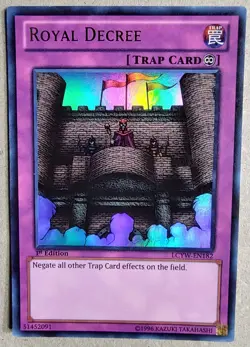 Royal Decree - LCYW-EN182 - 1st Ed. - UR - Yu-Gi-Oh! - LP - Image 1