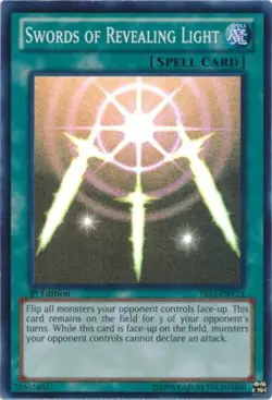 Swords of Revealing Light - YS13-ENV13 - Super Rare - 1st Edition - Lightly Play - Image 1