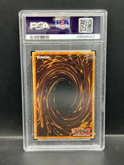 Yugioh PSA 8 NM-MT Blue-Eyes White Dragon LOB-001 Ultra Rare Unlim 2002 S#4267 - Image 2