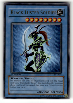 Black Luster Soldier SYE-024 1st Edition Ultra Rare Starter Deck: Yugi Evolution - Image 1