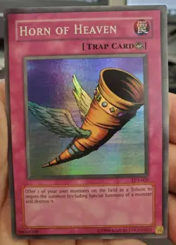 Yugioh Horn of Heaven TP3-005 Tournament Pack 3 Super Rare Near Mint NM - Image 1