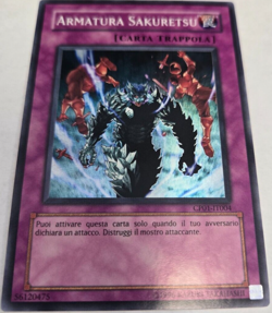 Yugioh ITALIAN Sakuretsu Armor CP01-EN004 IT004 Super Rare Unlim LP - Image 1