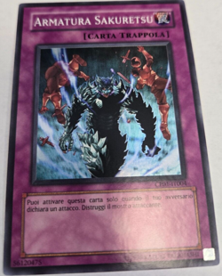 Yugioh ITALIAN Sakuretsu Armor CP01-EN004 IT004 Super Rare Unlim LP - Image 3