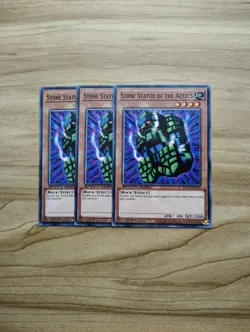 Yu-Gi-Oh! - Stone Statue Of The Aztecs 3X - Complete Playset - Image 1