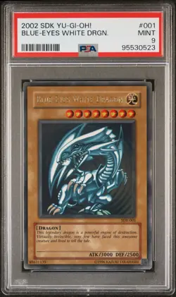Yu-Gi-Oh! 2002 Blue-Eyes White Dragon SDK-001 PSA 9 Starter Deck Kaiba Unlimited - Image 1