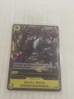 One Piece The Azure Sea’s Seven Gecko Moria OP14-104 SR Alt Art English - Image 1