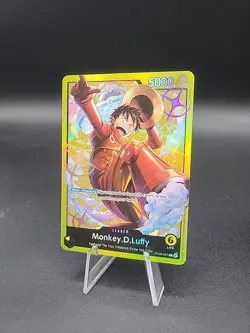 One Piece Monkey.D.Luffy Leader ST29-001 Gold Foil - Image 1