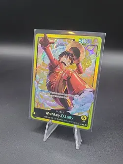 One Piece Monkey.D.Luffy Leader ST29-001 Gold Foil - Image 2