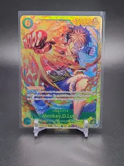 Monkey.D.Luffy One Piece OP13-118 Carrying On His Will Near Mint Secret Rare - Image 1