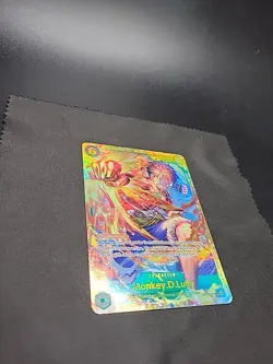 Monkey.D.Luffy One Piece OP13-118 Carrying On His Will Near Mint Secret Rare - Image 4