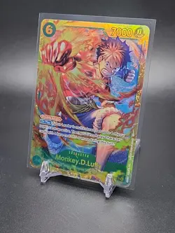 Monkey.D.Luffy One Piece OP13-118 Carrying On His Will Near Mint Secret Rare - Image 5