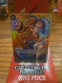 One Piece TCG Carrying On His Will Monkey.D.Luffy SEC OP13-118 English - Image 4