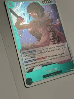 Tashigi Rare (R) OP14-029 The Azure Sea's Seven English Foil - Image 2