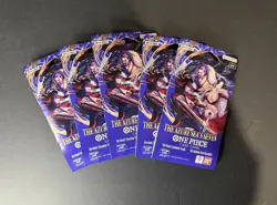 One Piece Op-14 Sleeved Booster Pack The Azure Sea’s Seven LOT OF 5 PACKS 🔥 - Image 1