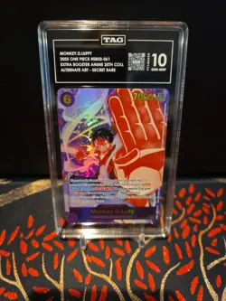 2025 One Piece Anime 25th Monkey D. Luffy Alternate Art #EB02-061 TAG 10 - Image 1