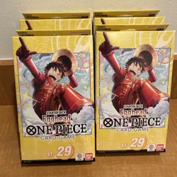 One Piece Egghead Starter Deck [ST29] English Version Lot Of 4 New Sealed - Image 1