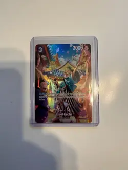 One Piece CCG - Uso-Hachi (SP) ST18-001 - Royal Blood (OP-10) - Rare Holo Mint - Image 3