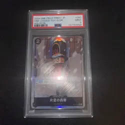 One Piece Japanese One-Legged Toy Solider Holofoil PRB Op05-081 Psa 9 - Image 2