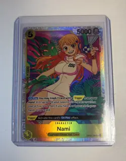 Nami One Piece CCG Two Legends Foil OP08-106 Super Rare - Image 1