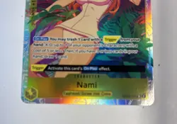 Nami One Piece CCG Two Legends Foil OP08-106 Super Rare - Image 5