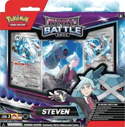 Pokemon TCG: Rival Battle Deck-Steven (1 Ready-to-Play 60-Card Deck) - Image 1