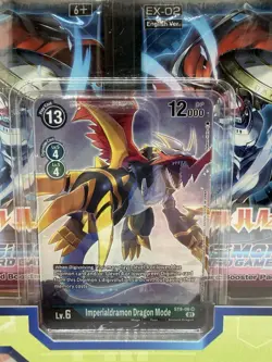 Digimon CCG Trading Card Game ADVENTURE BOX Bandai "Gomamon” AB-01 New & Sealed - Image 4