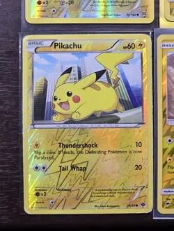 Pokemon Cards Lot (Pikachu Reverse Holo Bundle 2012 - 2019) - Image 5