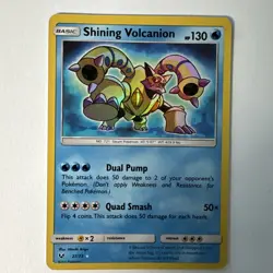 Shining Volcanion 27/73 Pokemon Card 2017 Shining Legends Holo Rare NM - Image 1