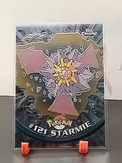 2000 Topps Chrome Pokemon Cards - Series 2 - Starmie #121 NM/LP - Image 1