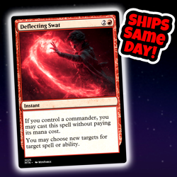 Deflecting Swat - Custom Art Magic: The Gathering Playtest Card - Commander EDH - Image 1