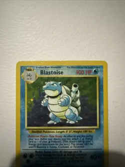 Blastoise Base Set Unlimited Holo Rare 2/102 HP - Pokemon Card WOTC 1999 - Image 2