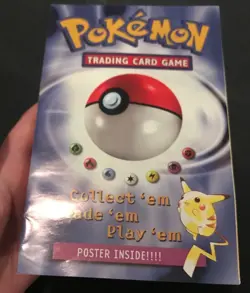 4 X Pokemon Rulebook Card List Manual WOTC Wizards Damage Counters Mini Poster - Image 5