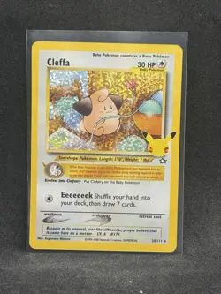 Pokemon TCG Cleffa 20/111 Celebrations Classic Collection Holo Rare Card - Image 1