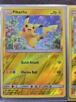 Pokemon Cards Lot (Pikachu Reverse Holos Sun And Moon Era - 2019 Unbroken Bonds) - Image 2