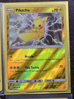 Pokemon Cards Lot (Pikachu Reverse Holos Sun And Moon Era - 2019 Unbroken Bonds) - Image 3