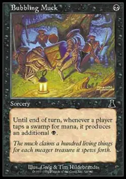 MTG - Bubbling Muck - Urza's Destiny - Light Play - Normal - Image 1