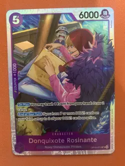 Donquixote Rosinante OP10-072 SR ONE PIECE CARD GAME ROYAL BLOOD ENGLISH NM - Image 1