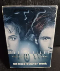 THE X-FILES 1996 COLLECTIBLE CARD GAME 60 CARD STARTER DECK NEW & SEALED - Image 1