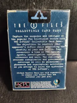 THE X-FILES 1996 COLLECTIBLE CARD GAME 60 CARD STARTER DECK NEW & SEALED - Image 2