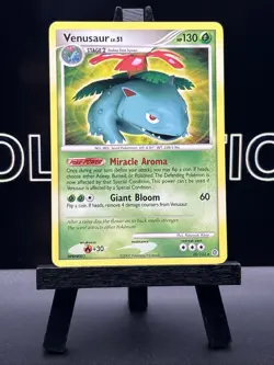 Venusaur LV.51 20/132 Secret Wonders Regular Rare Pokemon Card 2007 LP - Image 2