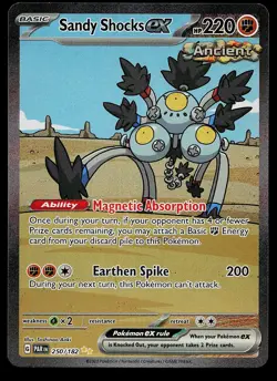 Pokemon Card - Sandy Shocks ex Paradox Rift 250/182 Special Illustration Rare - Image 1