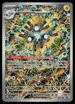 Pokemon Card - Magneton Scarlet & Violet Promo 159 Holo Illustration Rare - Image 1