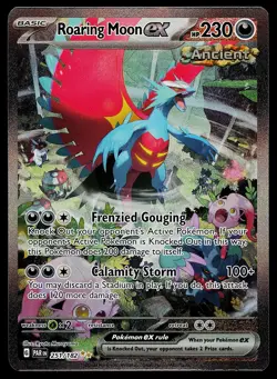 Pokemon Card - Roaring Moon ex Paradox Rift 251/182 Holo - Image 1