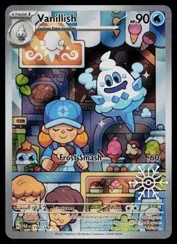 Pokemon Card - Vanillish Holiday Promo 190/182 Illustration Rare - Image 1