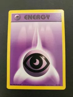 Pokemon Energy Purple Psychic Basic Pokemon card #101/102 - excellent condition - Image 1