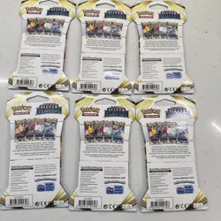 Pokemon Sword and Shield Silver Tempest Booster 6 Packs New 10 Cards Per Pack - Image 2