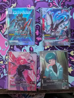 Gundam New Type Promo lot of 4 cards - Image 1