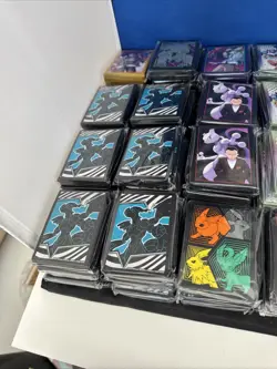 Pokemon ETB Card Sleeves - Mixed Lot of 165 Packs Evolving Skies Prismatic Bolt - Image 4
