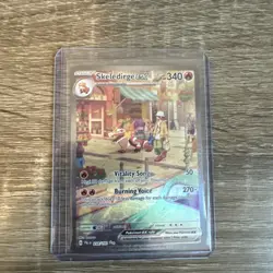 Skeledirge EX Holo Paldea Evolved Illustration Rare Card 258/193 Sv02 - Image 1