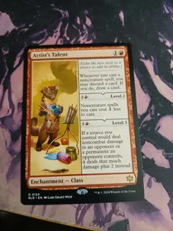 Artist's Talent #124 (NM) Bloomburrow BLB Magic MTG Magic The Gathering - Image 1